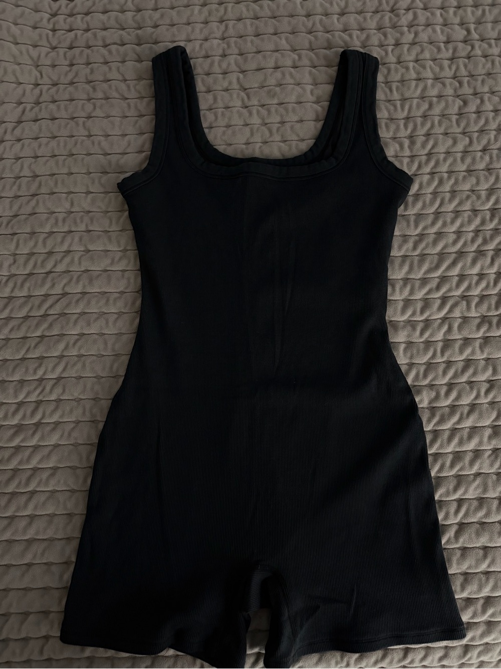 Skims Stretch Cotton Rib Romper